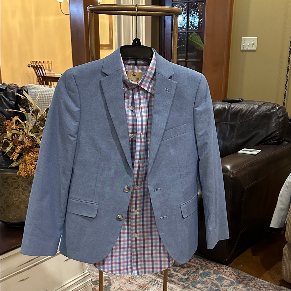 Gianni Bini Light Blue Blazer for Men